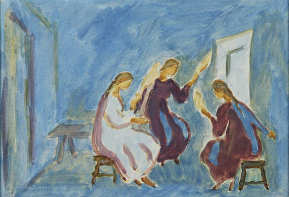 Чернецов Владимир Семенович. Три девицы (по мотивам «Сказки о царе Салтане» А.С. Пушкина)